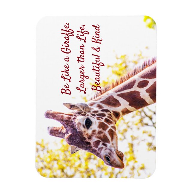 Magnet Flexible Portrait de Giraffe (Vertical)