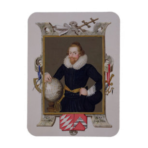 Magnet Flexible Portrait de monsieur Walter Raleigh (c.1552-1618)