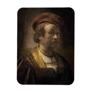 Magnet Flexible Portrait de Rembrandt, 1650