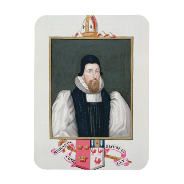Magnet Flexible Portrait de Richard Cox (1500-81) Evêque d'Ely fr (Vertical)