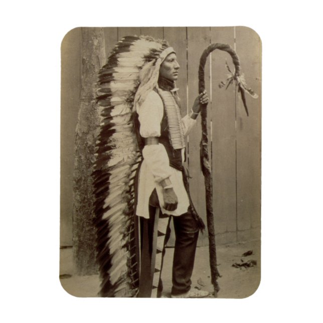 Magnet Flexible Portrait d'un Amérindien de 'Buffalo Bill's (Vertical)