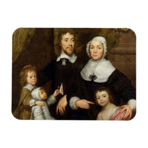 Magnet Flexible Portrait d'une famille, probablement celui de