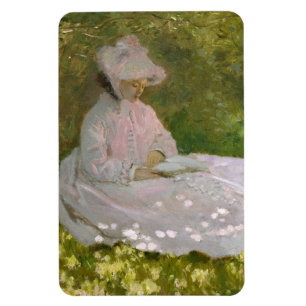 Magnet Flexible Portrait impressionniste de printemps, Claude Mone