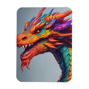 Magnet Flexible Portrait majestueux de Dragon