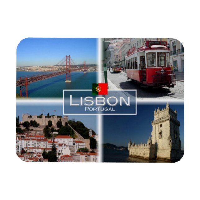 Magnet Flexible Portugal - Lisbonne - (Horizontal)