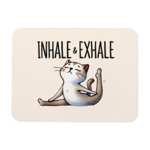 Magnet Flexible Pose de Yoga Chat - Hale & Exhale