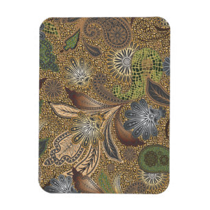Magnet Flexible Poster de animal Paisley Motif