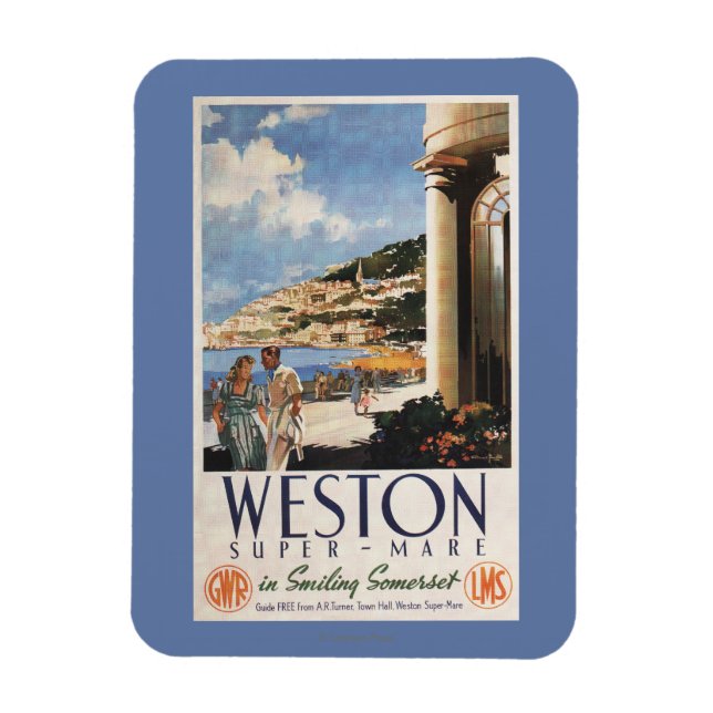 Magnet Flexible Poster de la compagnie de chemin de fer Couple Ove (Vertical)