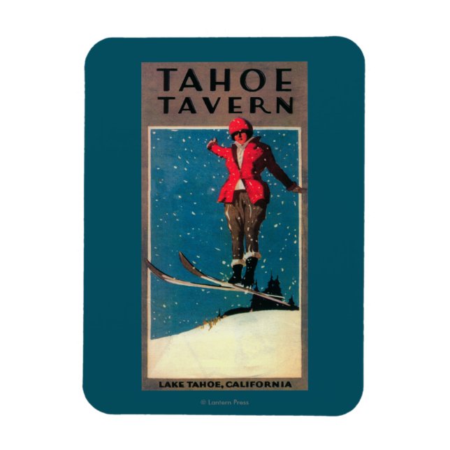 Magnet Flexible Poster de la taverne Tahoe (Vertical)