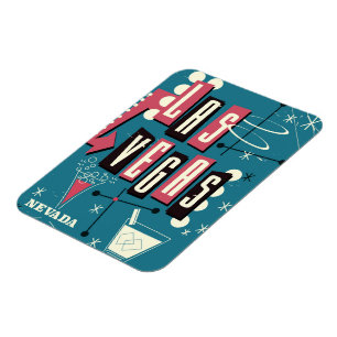 Magnet Flexible Poster de voyage vintada du mariage Las Vegas