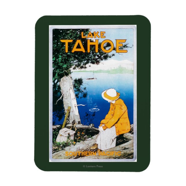 Magnet Flexible Poster promotionnel du lac TahoeLake Tahoe, CA (Vertical)