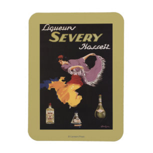 Magnet Flexible Poster promotionnel Liqueurs Severy Hasselt