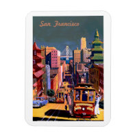 Poster Vintage voyage de San Francisco
