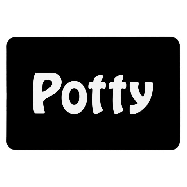 Magnet Flexible Potty (Horizontal)