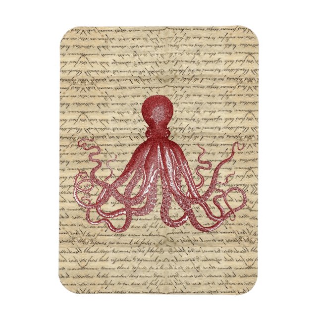 Magnet Flexible poulpe vintage (Vertical)