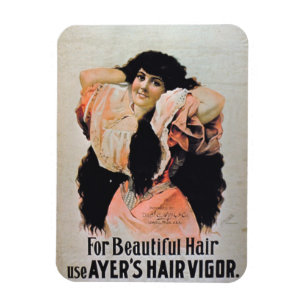 Magnet Flexible "Pour la vigueur des cheveux de bel de cheveux