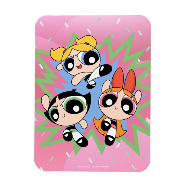 Magnet Flexible Powerpuff Girls Powfactor (Vertical)