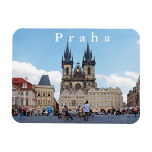 Magnet Flexible Prague. Vieilles place et église de Tyn