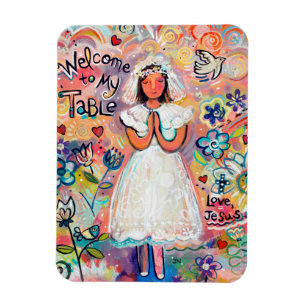 Magnet Flexible Premier aimant de communion pour fille