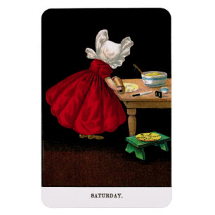 Magnet Flexible Premier aimant de Sue de capeline de 1900's samedi