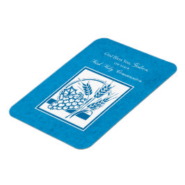 Magnet Flexible Première communion de Godson, blé, raisins bleu
