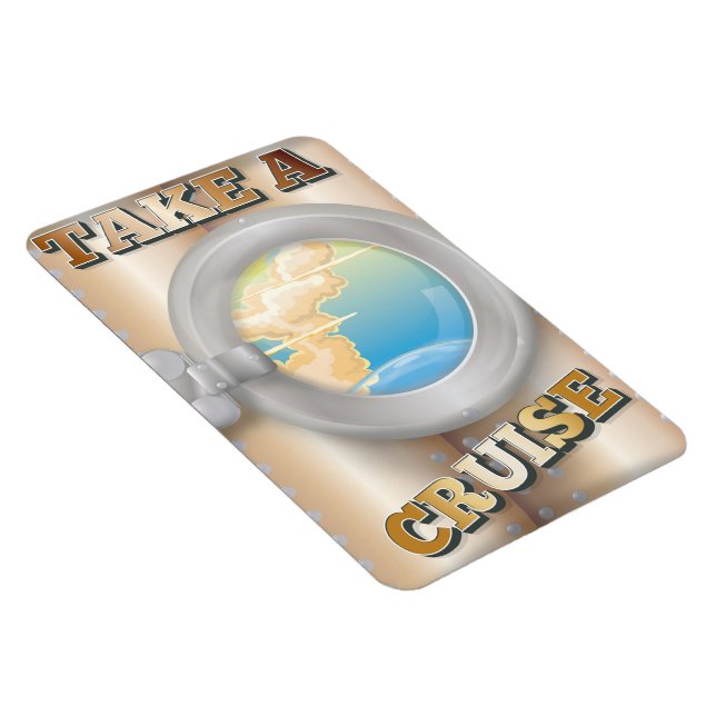 Magnet Flexible Prenez un dessin animé de croisière poster de voya (Côté Droit)