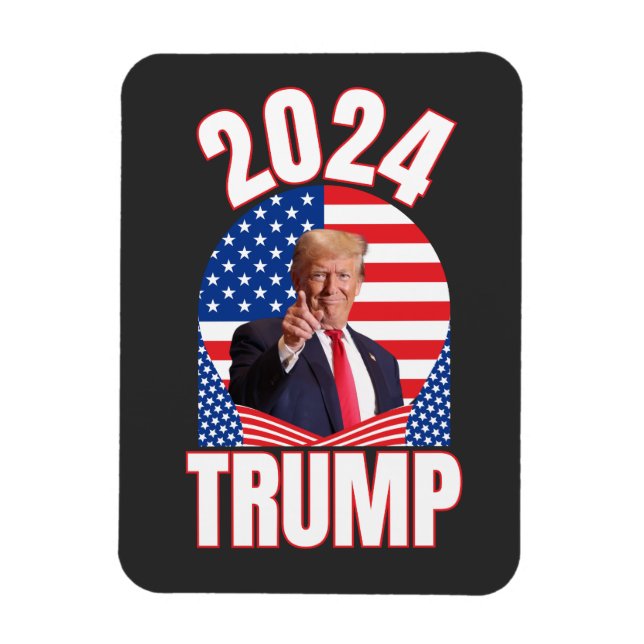 Magnet Flexible Président Trump États-Unis (Vertical)