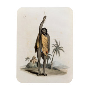 Magnet Flexible Prêtre indou, pub. par Edouard Orme, 1804 (litho)