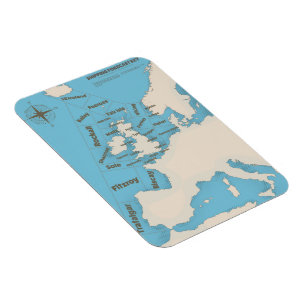 Magnet Flexible Prévisions de navigation des îles Britanniques en 