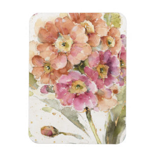 Magnet Flexible Primevère rose et orange