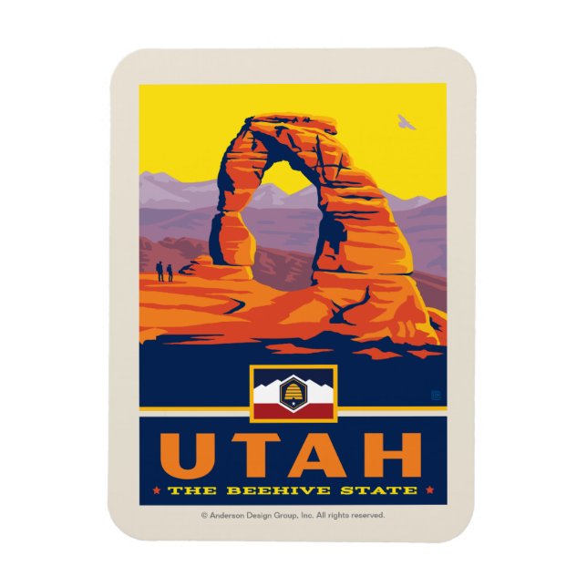 Magnet Flexible Prix d'État | Utah (Vertical)