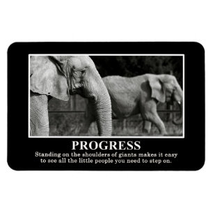 Magnet Flexible Progrès au stand sur les épaules de Giants