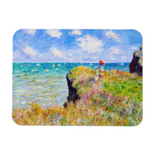 Magnet Flexible Promenade de Clifftop chez Pourville Claude Monet