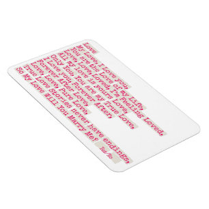 Magnet Flexible Proposal/Will U Marry Me?