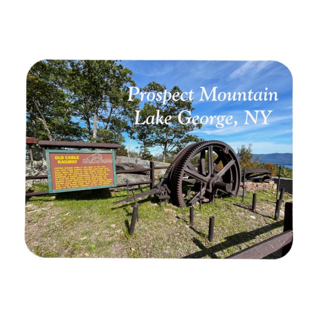 Magnet Flexible Prospect Mountain dans Lake George New York (Horizontal)