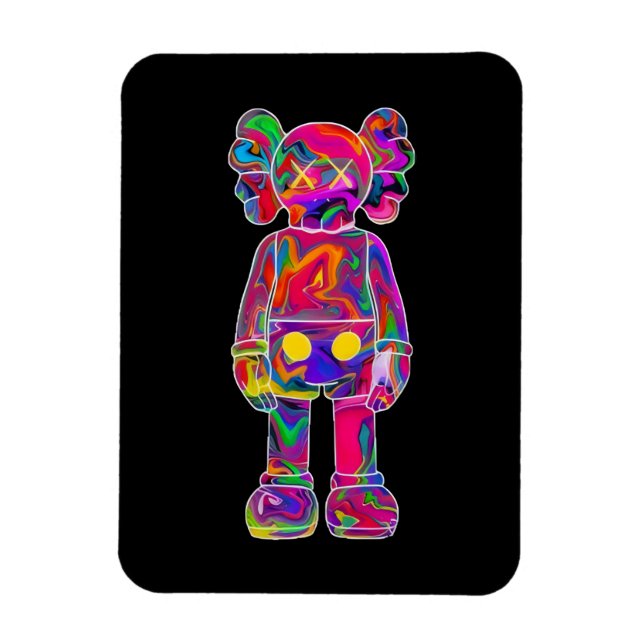 Magnet Flexible Psychedelic Kaw (Vertical)