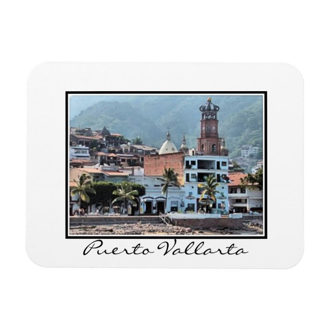 Magnet Flexible Puerto Vallarta, centre-ville (Horizontal)