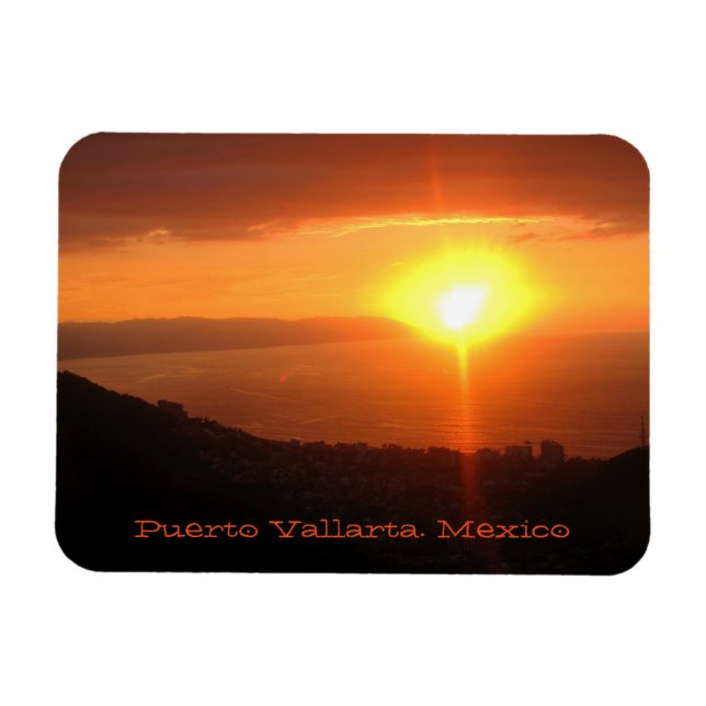 Magnet Flexible Puerto Vallarta, Mexique aimant souvenir (Horizontal)