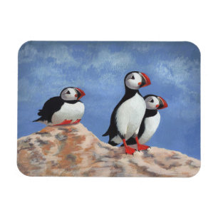 Magnet Flexible Puffin Trio