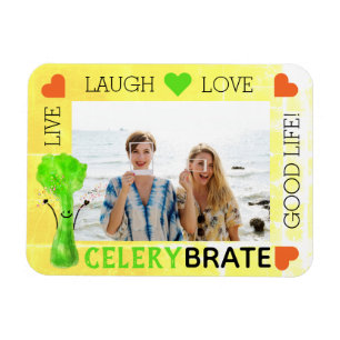 Magnet Flexible Pun Celery Positif - Celerybrate Bonne vie