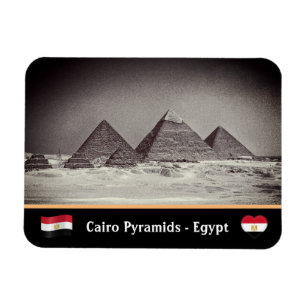 Magnet Flexible Pyramides égyptiennes et Caire - Egypte ancienne 