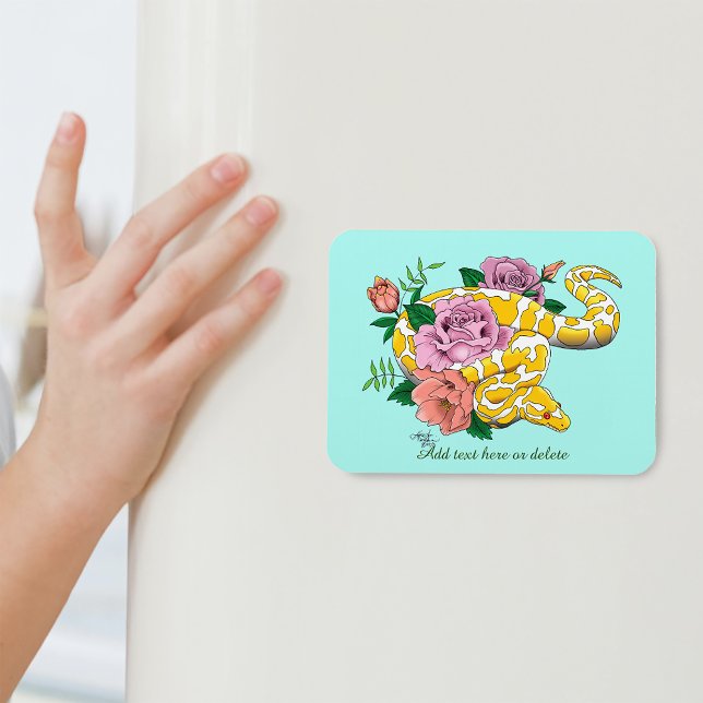 Magnet Flexible Python albino (Créateur téléchargé)