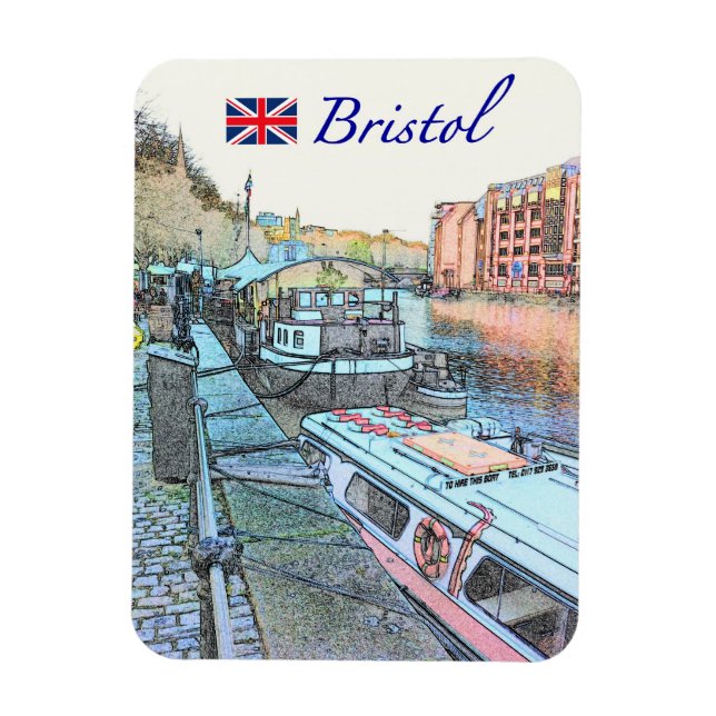 Magnet Flexible Quai de Bristol (Vertical)