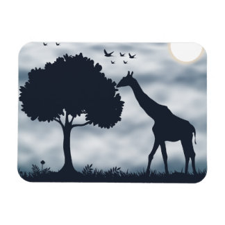 Magnet Flexible Quand la Lune murmure à la Giraffe