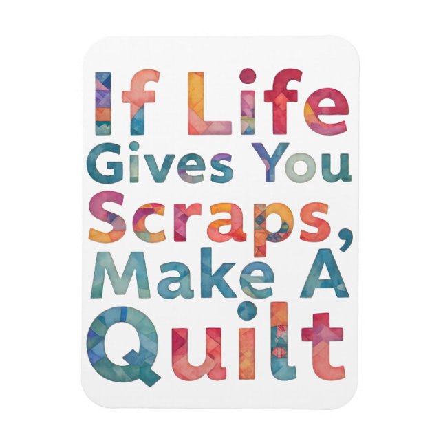 Magnet Flexible Quand La Vie Vous Donne Des Grattes, Faites Un Cai (Vertical)