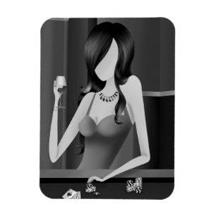 Magnet Flexible Queen of the Game - Las Vegas Casino