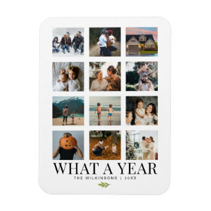 Magnet Flexible Quelle année Famille Photos vacances