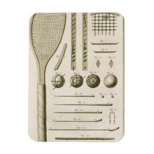 Magnet Flexible Queues de raquettes et de billard de tennis, du