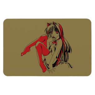 Magnet Flexible R & B Manga, Neko Catgirl Furry Loli Anime