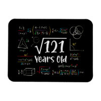 Racine carré de 121 11e anniversaire 11 ans Cadeau